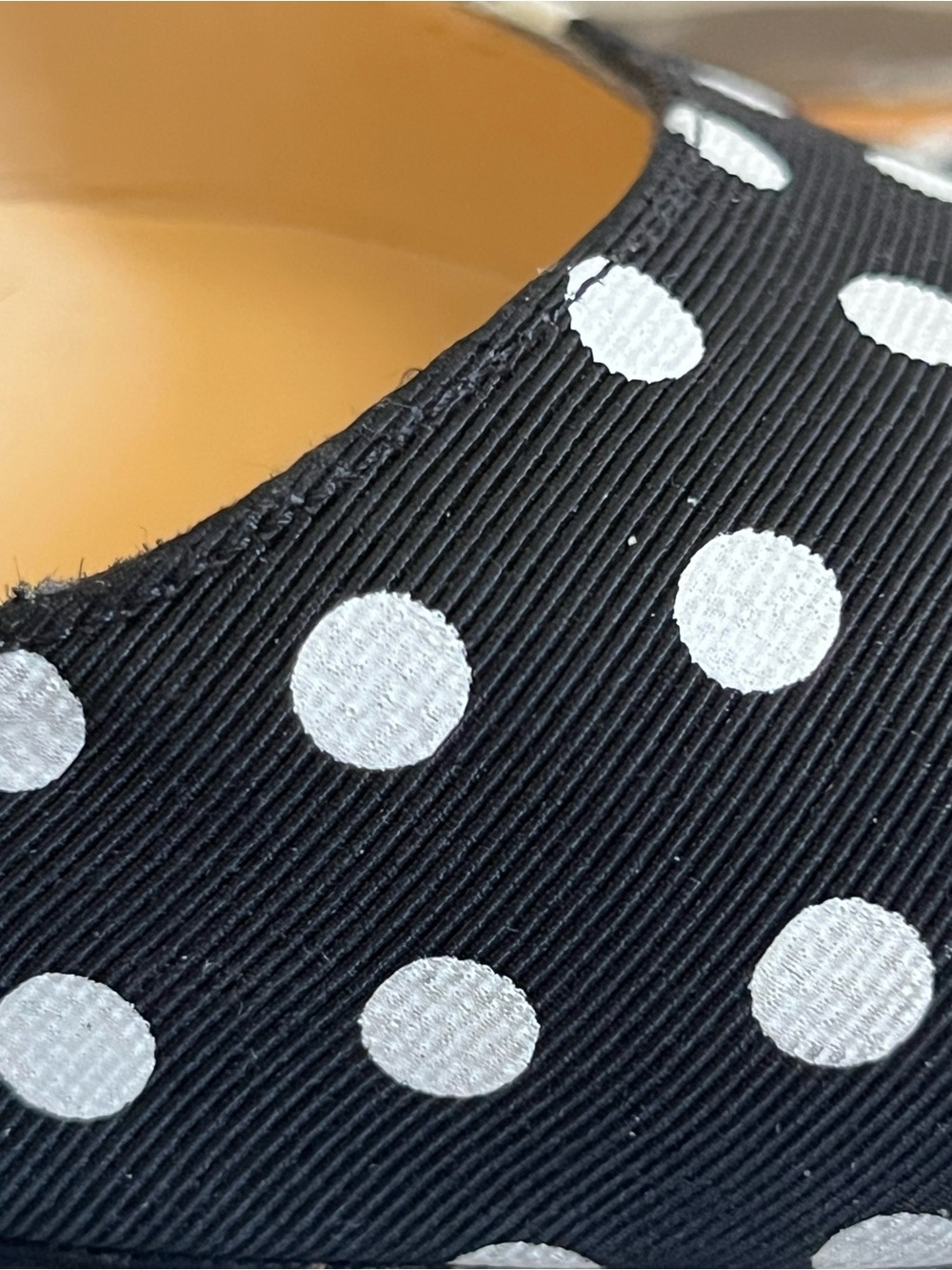 Oscar de la Renta Black and White Polka Dot Pointed Toe Stilettos - Picture 6 of 6